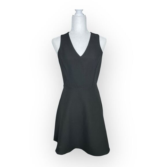 NWT She + Sky Black Cross Open Back Dress - Picture 1 of 8